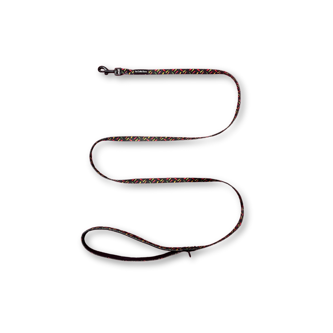 Teeny back-to-basic Leash in Chilli Padi