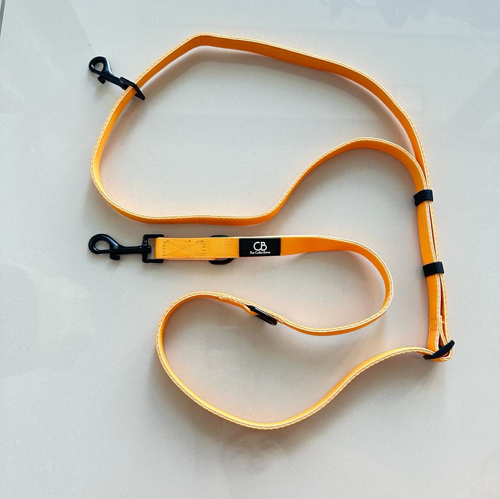 Halston Multiway Handsfree Leash in Mustard