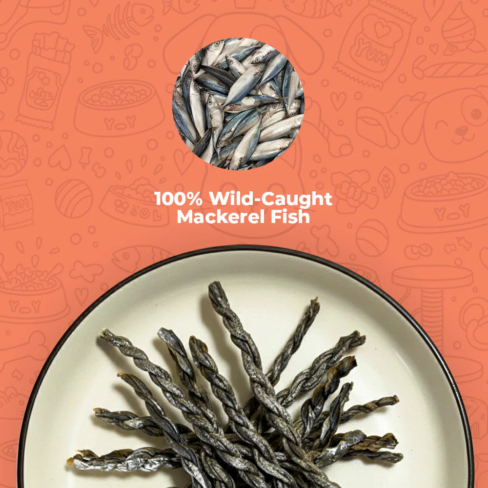 Barkery Oven Mackerel Skin Twist (80 Gram)