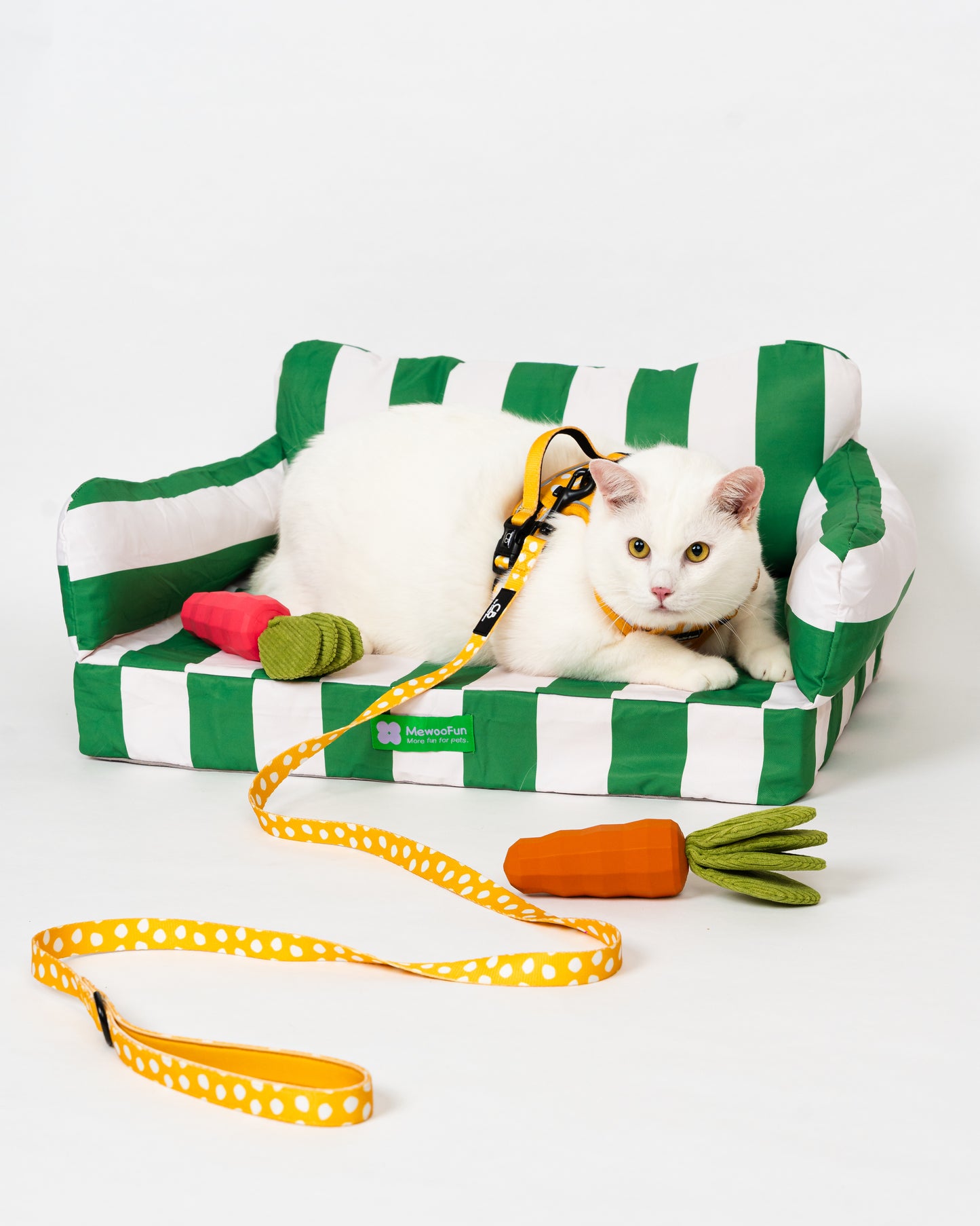 Classic Leash in Mustard & Mayo