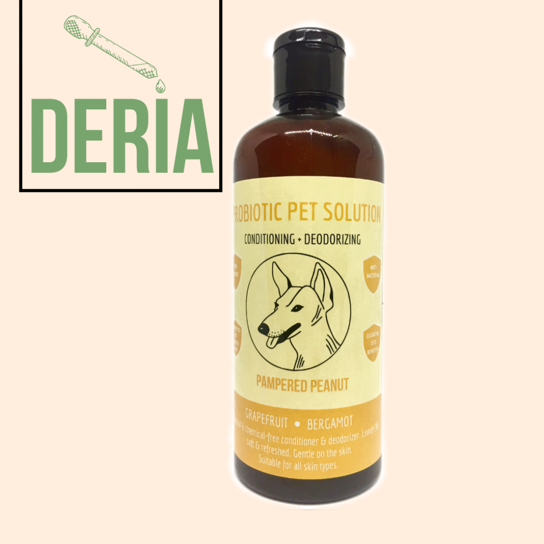 Deria Probiotic Pet Solution Pampered Peanut 500ml