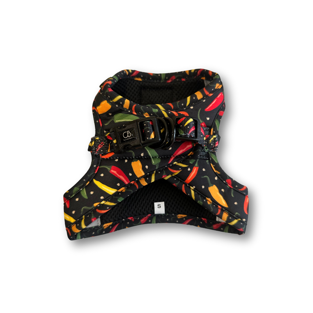 Teeny Step-In Vest/Harness in Chilli Padi