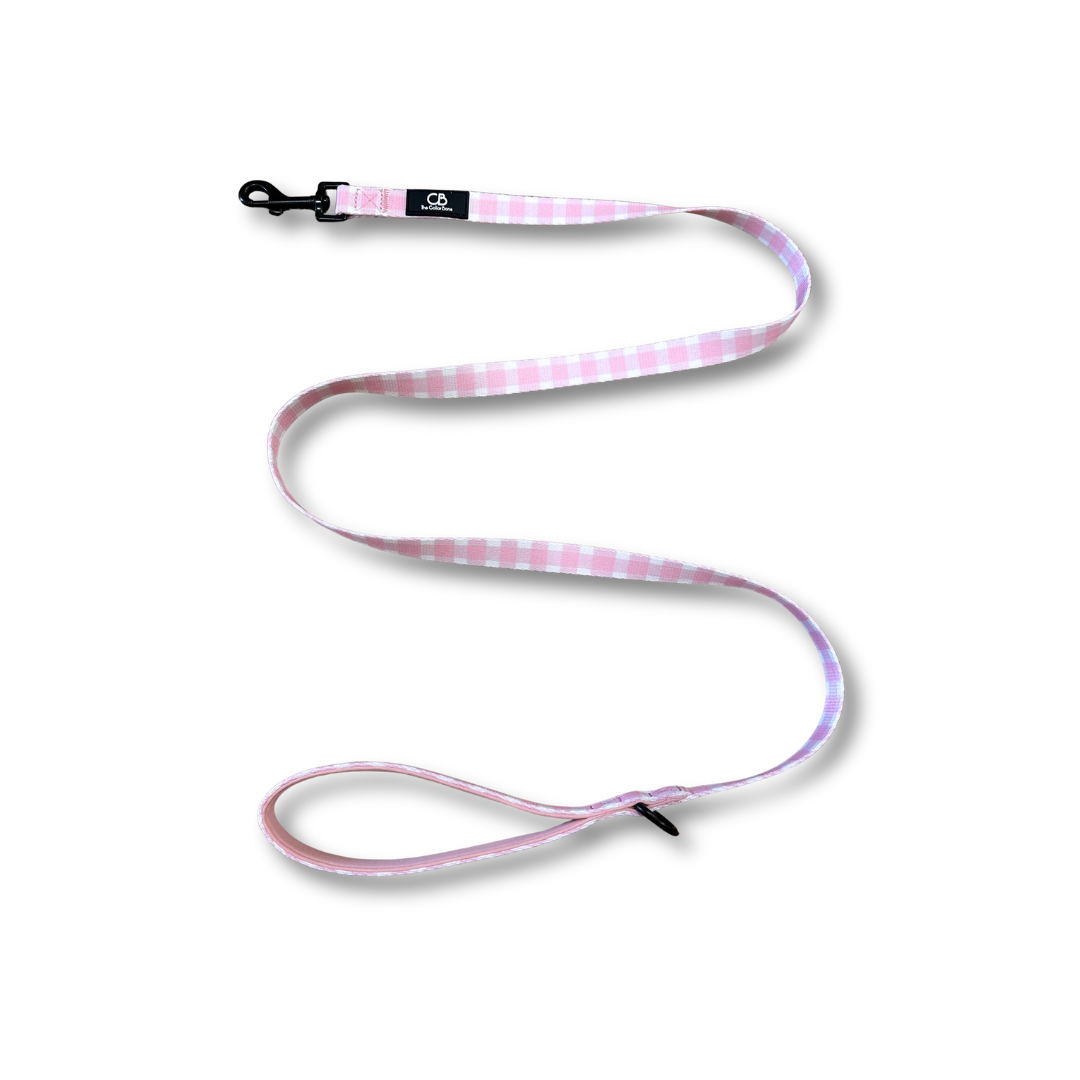 Classic Leash in Penelope Pink (Gingham)