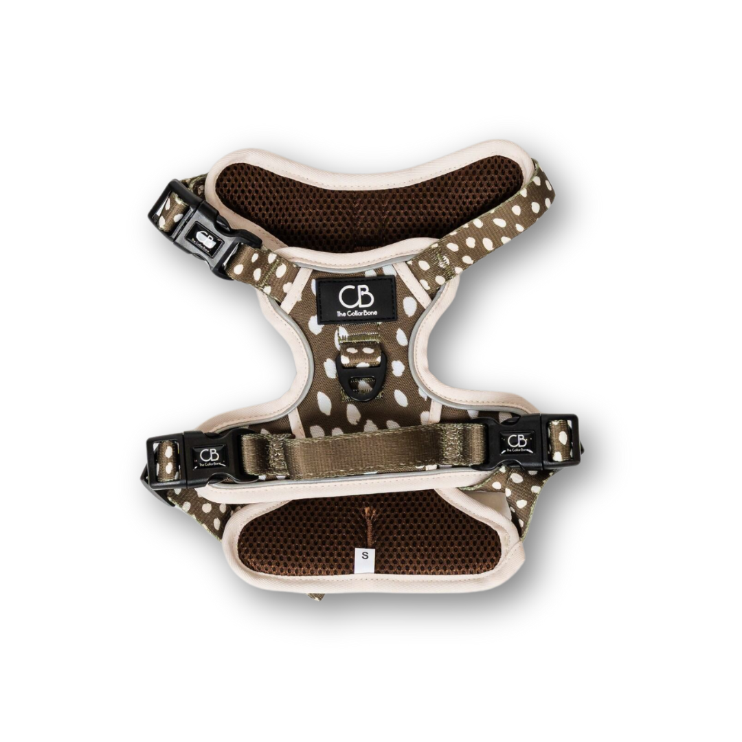 Oxford Active No-Pull Harness in Almonds in Olive