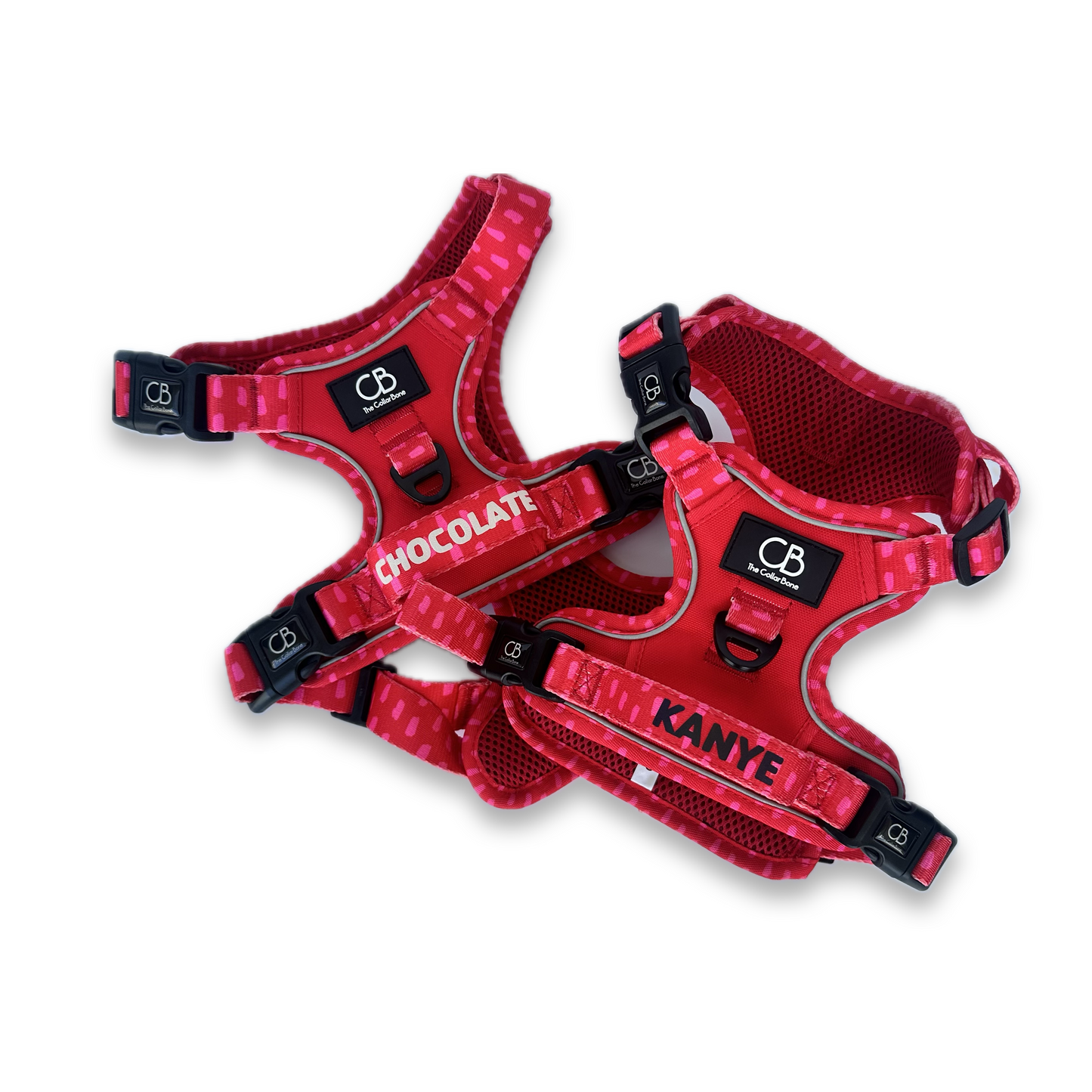 Oxford Active No-Pull Harness in Raspberry Red