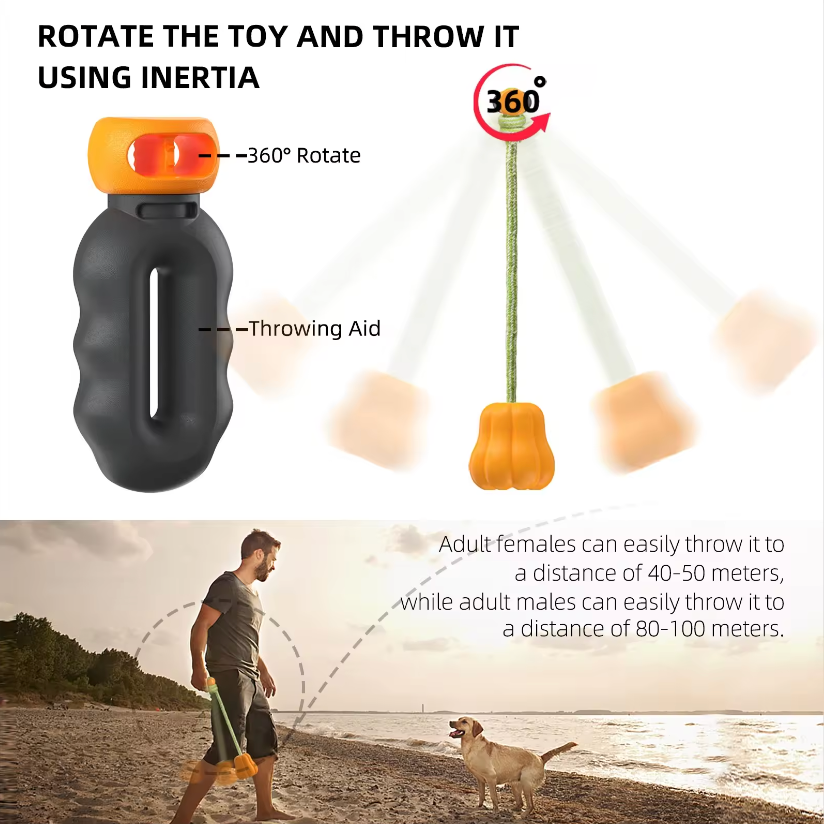 Outdoor Fetch Pumpkin Pet Toy