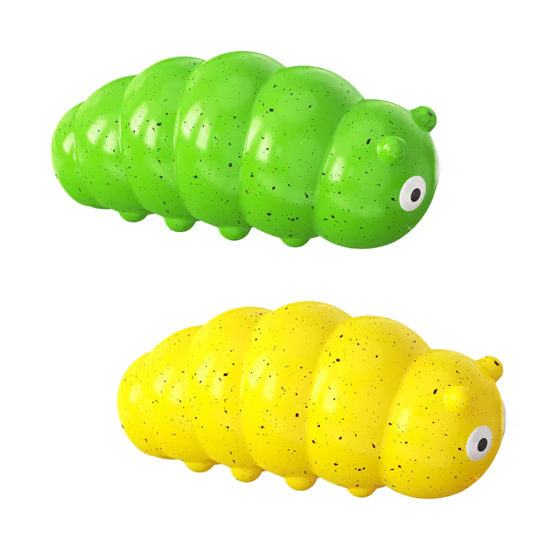 Caterpillar TPR Rubber Chew Toy