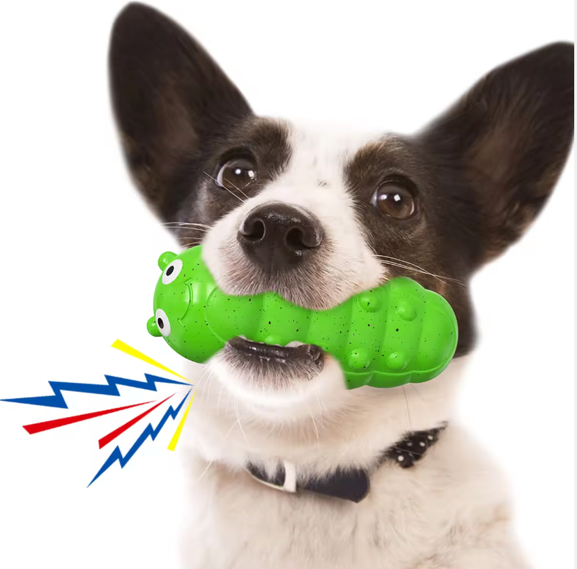 Caterpillar TPR Rubber Chew Toy