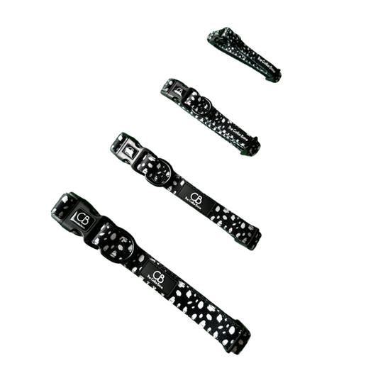 Halston Adjustable Pet Collar in Spots