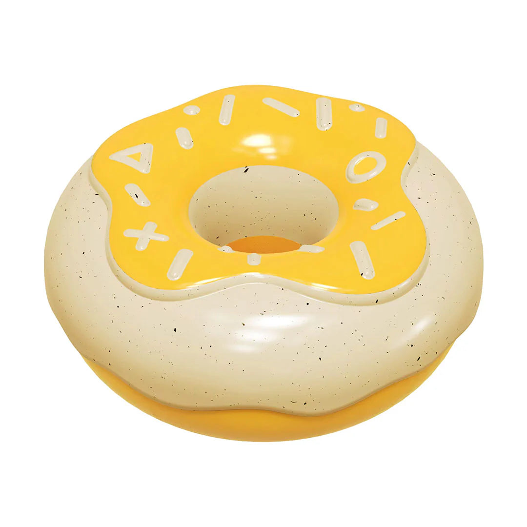 Vanilla Donut TPR Rubber Chew Toy