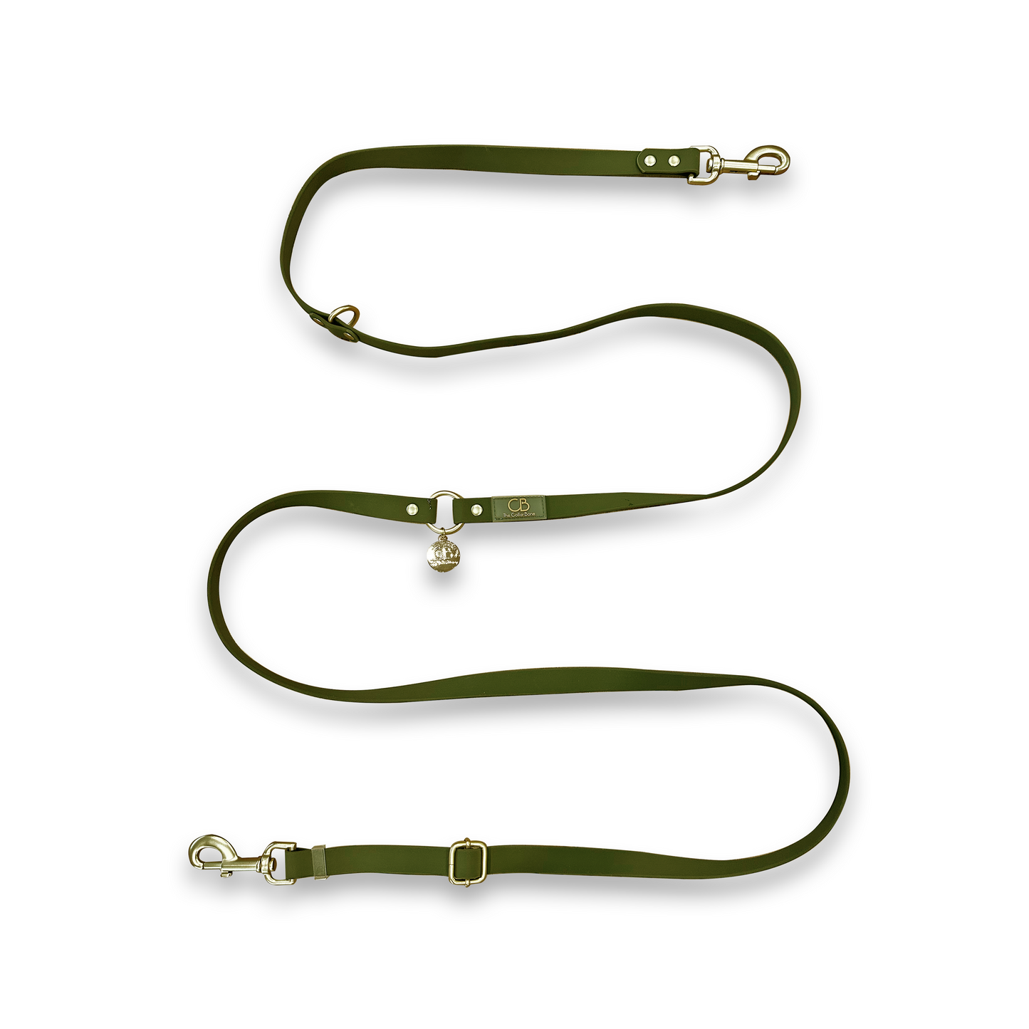 Oceane Waterproof Multiway Leash - Khaki Green
