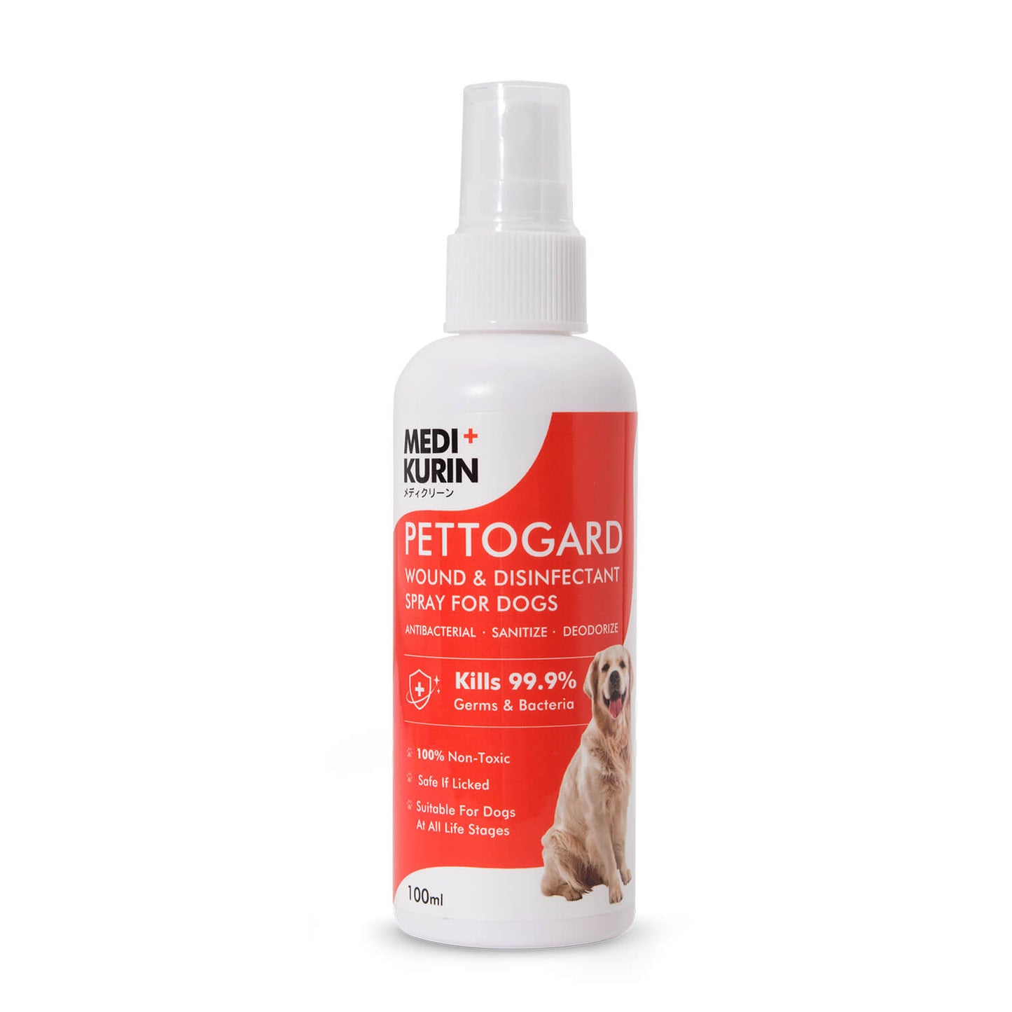 PettoGard® Antimicrobial Skin Care & Wound Spray for Dogs