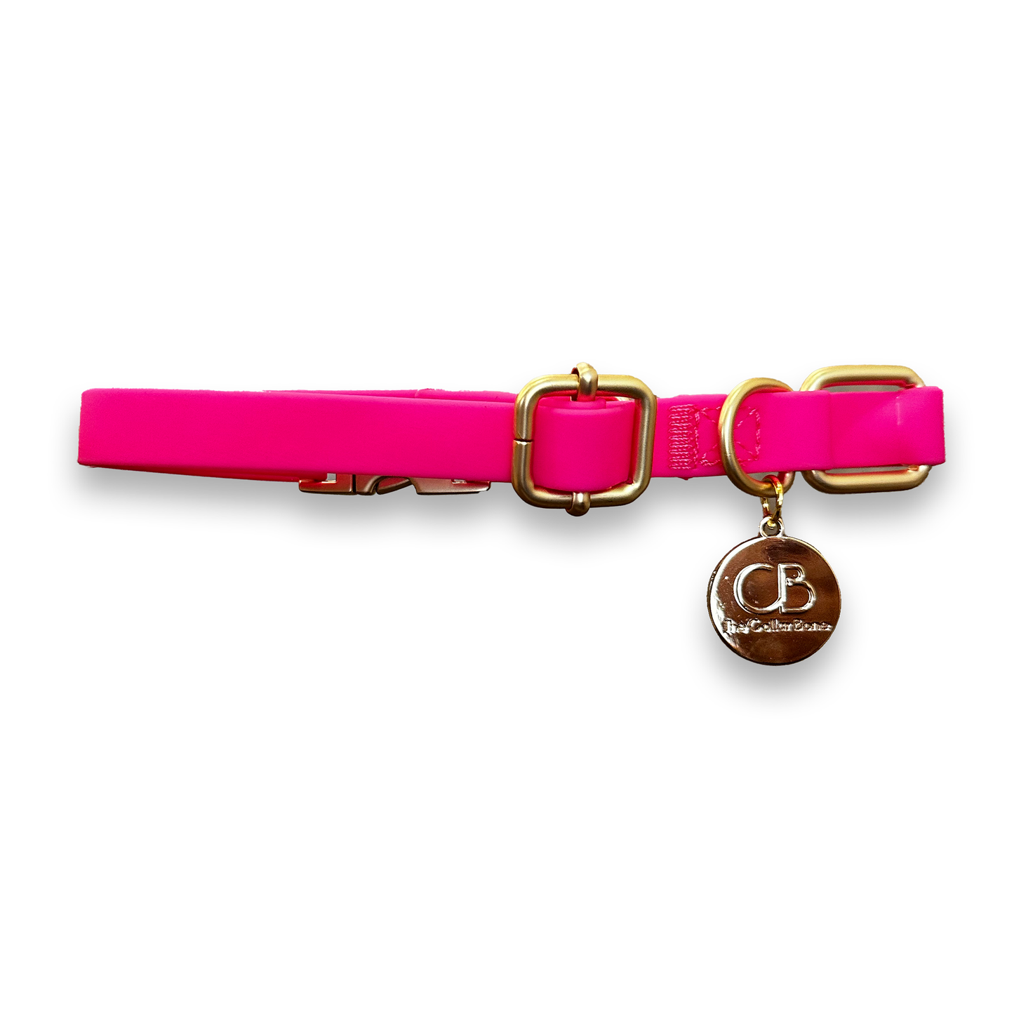 Oceane Waterproof Martingale Collar in Neon Pink