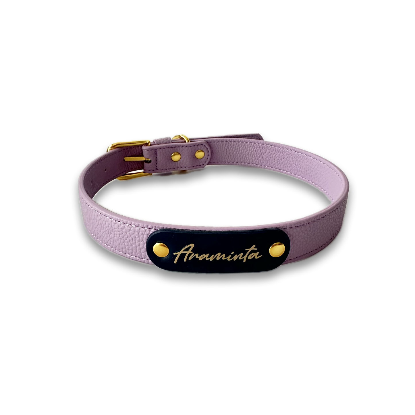 Zuri Faux Leather Cat/Dog Collar in Lavender