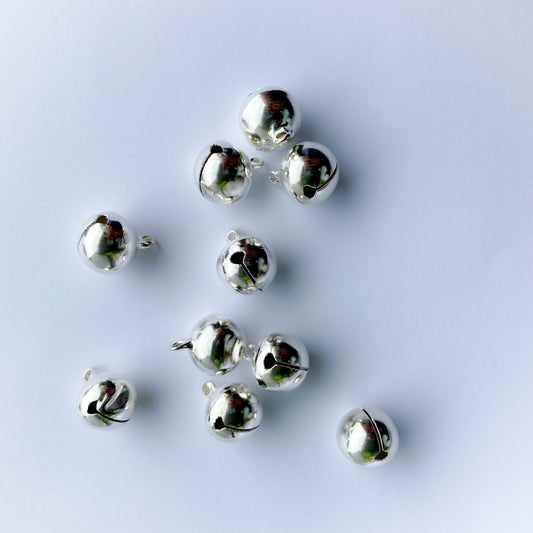 14mm Silver Bells for Collars/ Pet Tags
