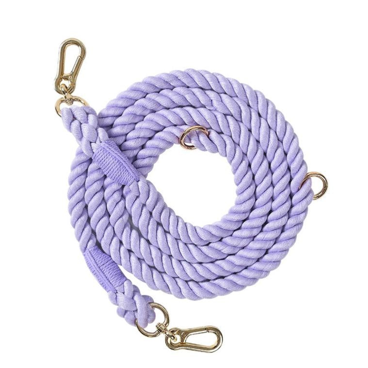 Six-way Handsfree Rope Leash in Periwinkle
