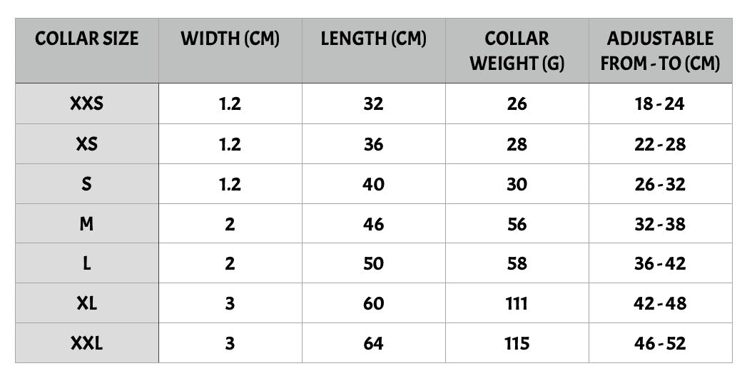 Charly Leather Collar in Grey