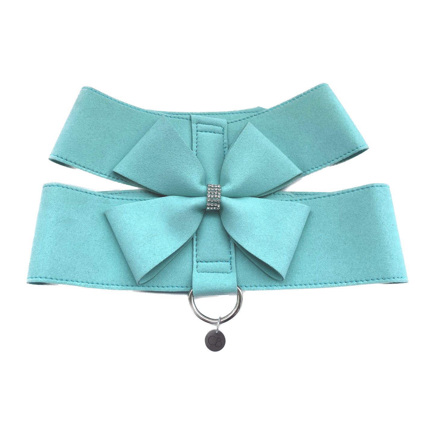 Crystal Cat/Dog Harness and Leash Set in Blue