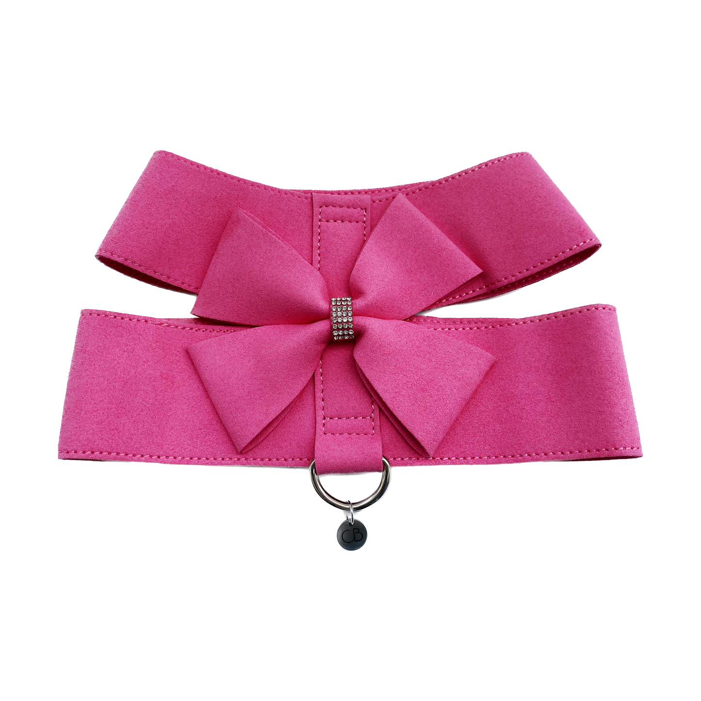 Crystal Cat/Dog Harness and Leash Set in Pink