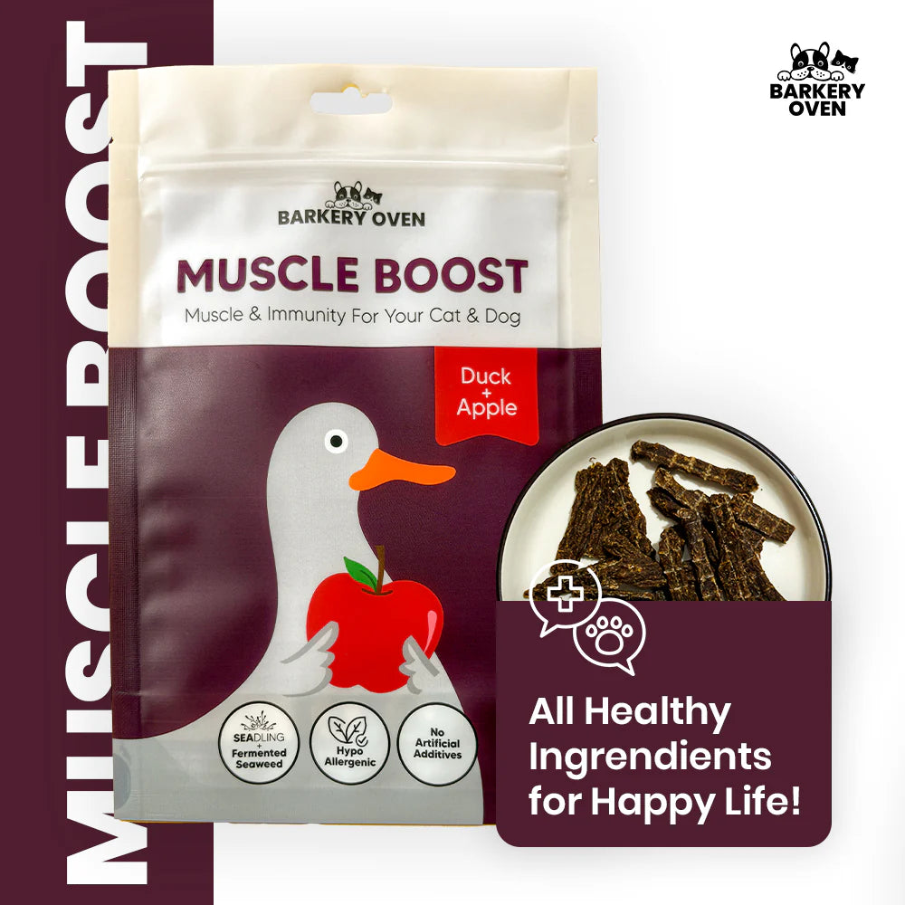 Barkery Oven Muscle Boost Duck & Apple (100g)