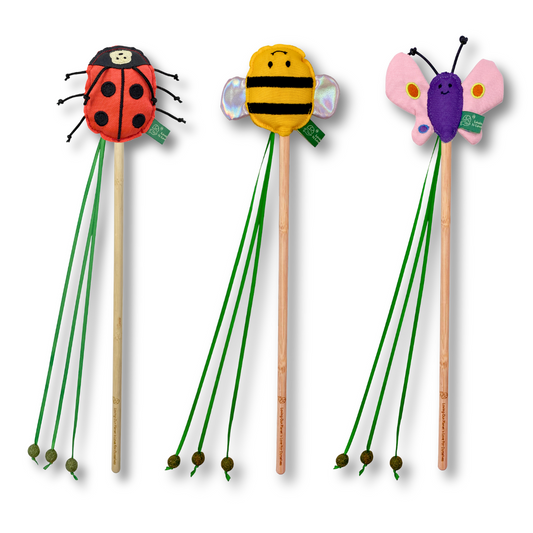 RPET Catnip Cat Wand Toy