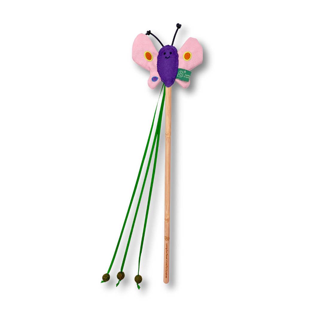RPET Catnip Cat Wand Toy