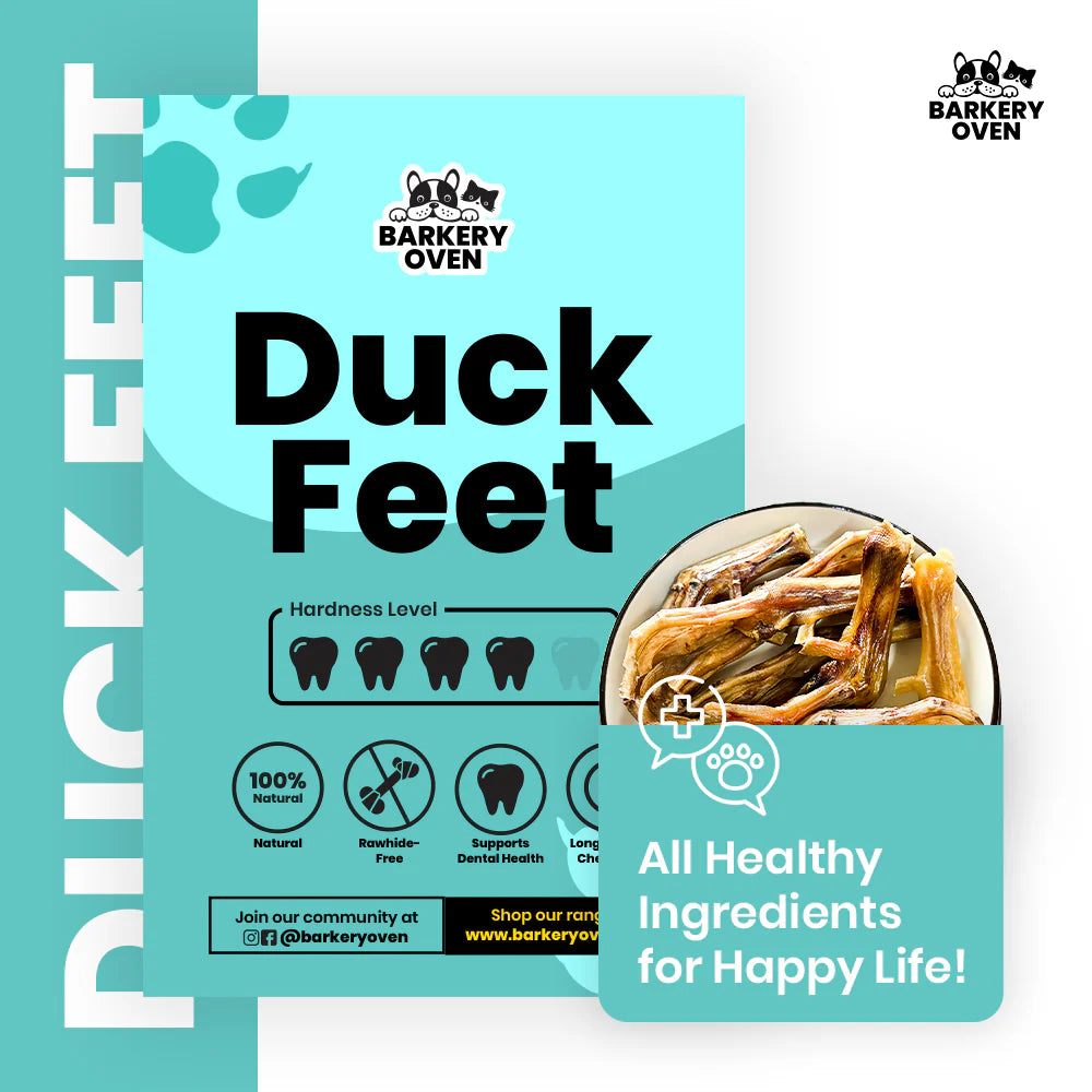 Barkery Oven Duck Feet (6 Pieces)