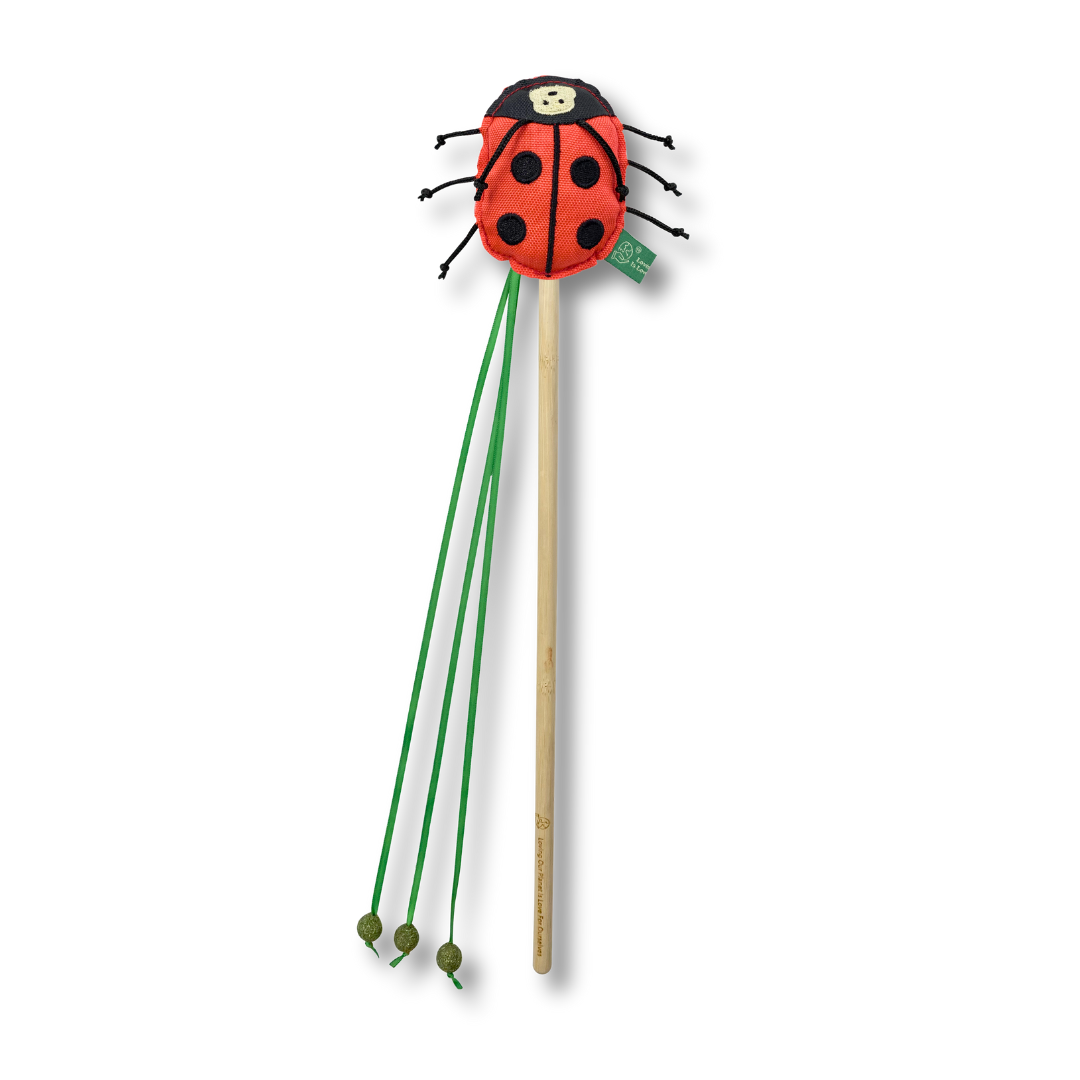 RPET Catnip Cat Wand Toy