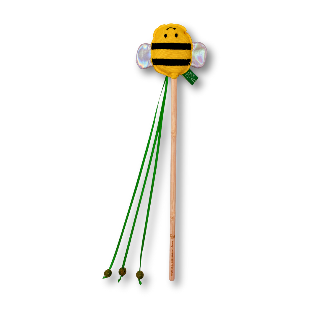 RPET Catnip Cat Wand Toy