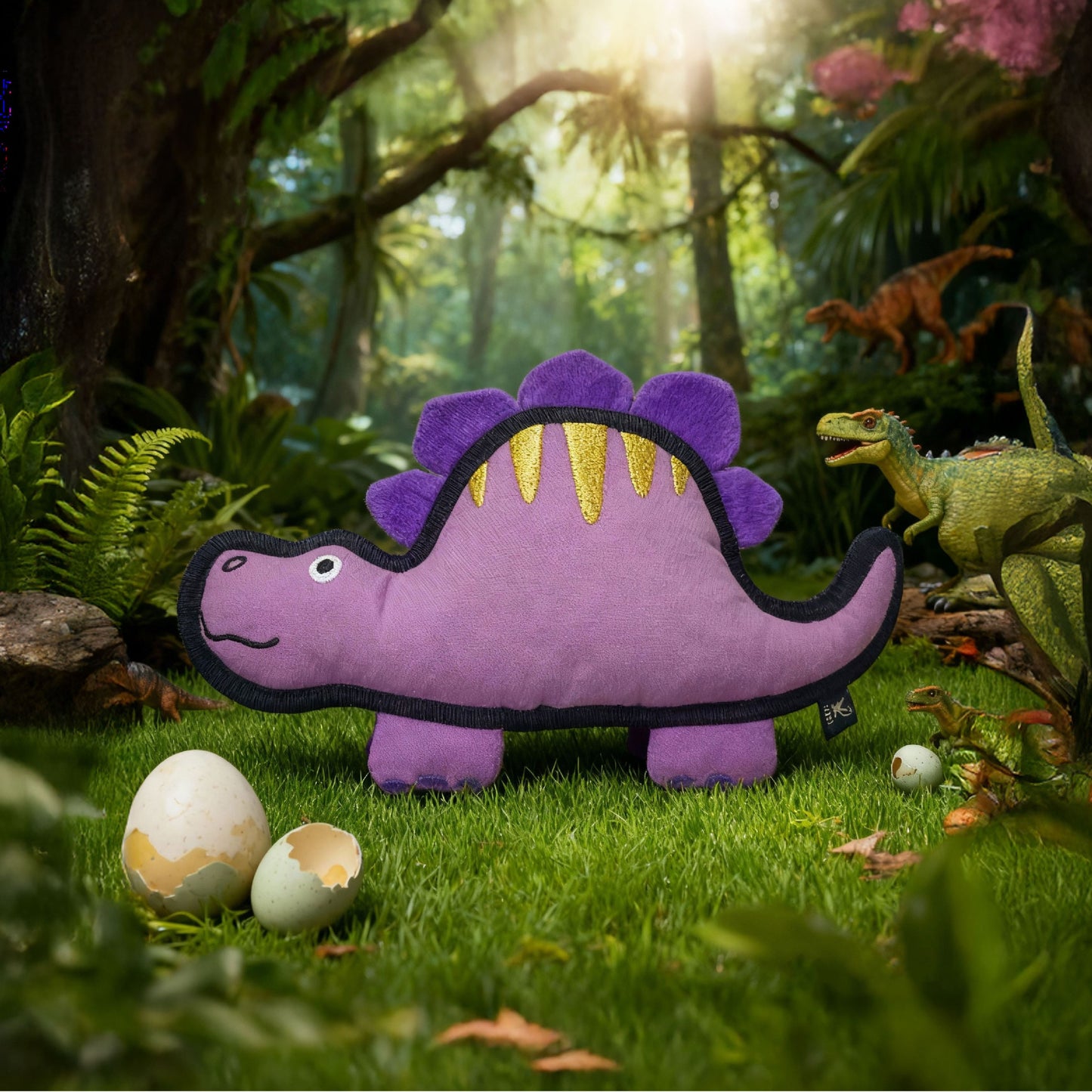 V-Pet Jurassic Echo Stegosaurus- Purple (NEW)