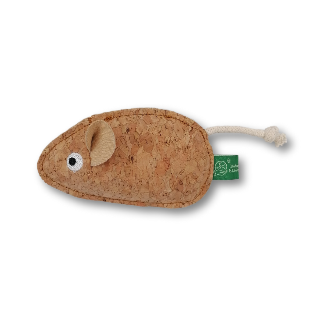 Cork Fabric Catnip Cat Toy