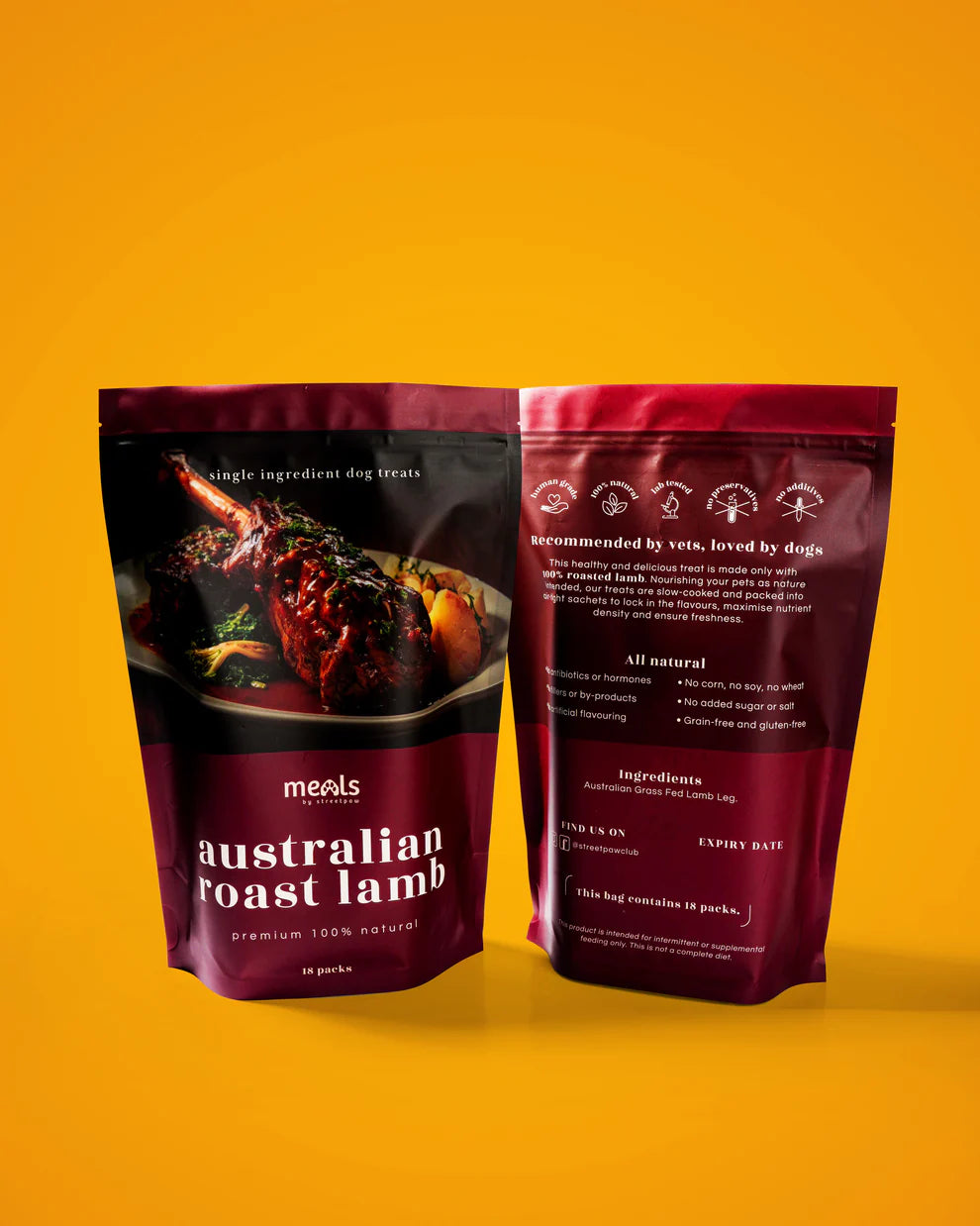 STREETPAW Australian Roast Lamb (Large Pack) [For Cats🐱 and Dogs🐶]