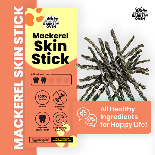 Barkery Oven Mackerel Skin Twist (80 Gram)