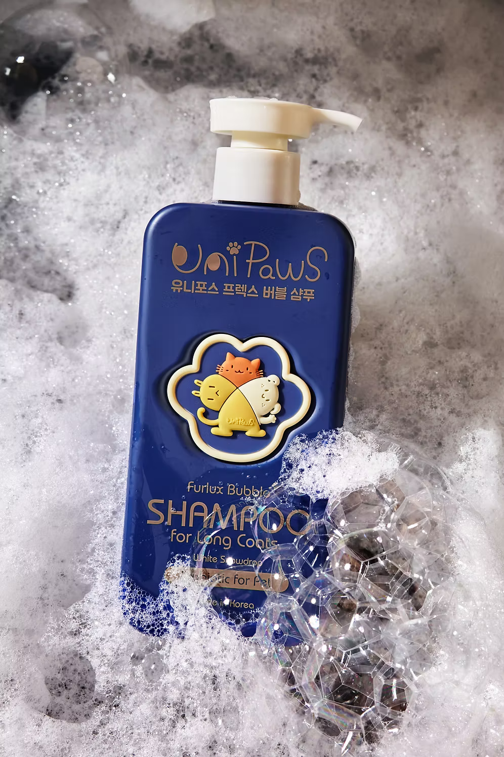 Unipaws Furlux Bubble Shampo for Long Coats 500ml