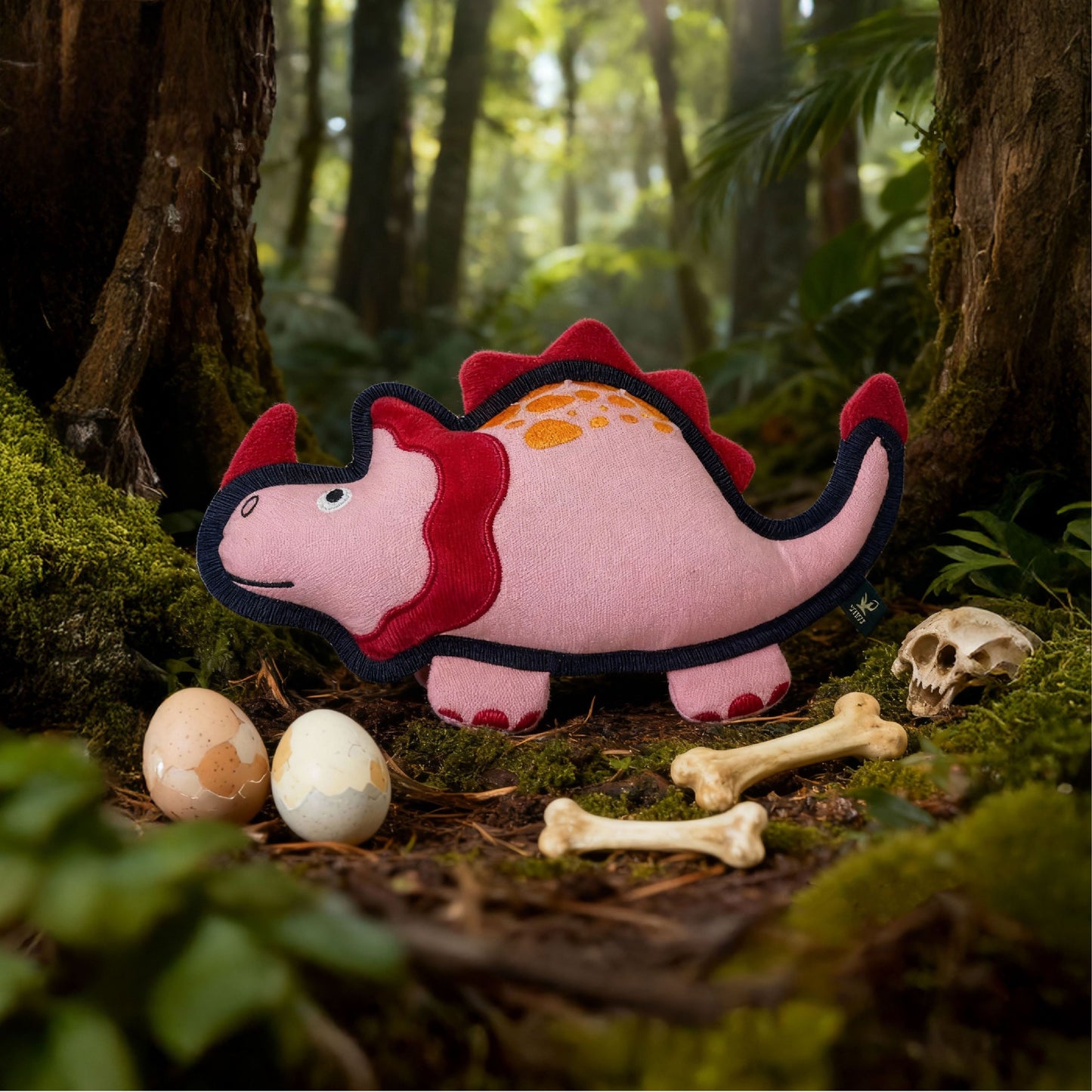 V-Pet Jurassic Echo Triceratops-Pink (NEW)