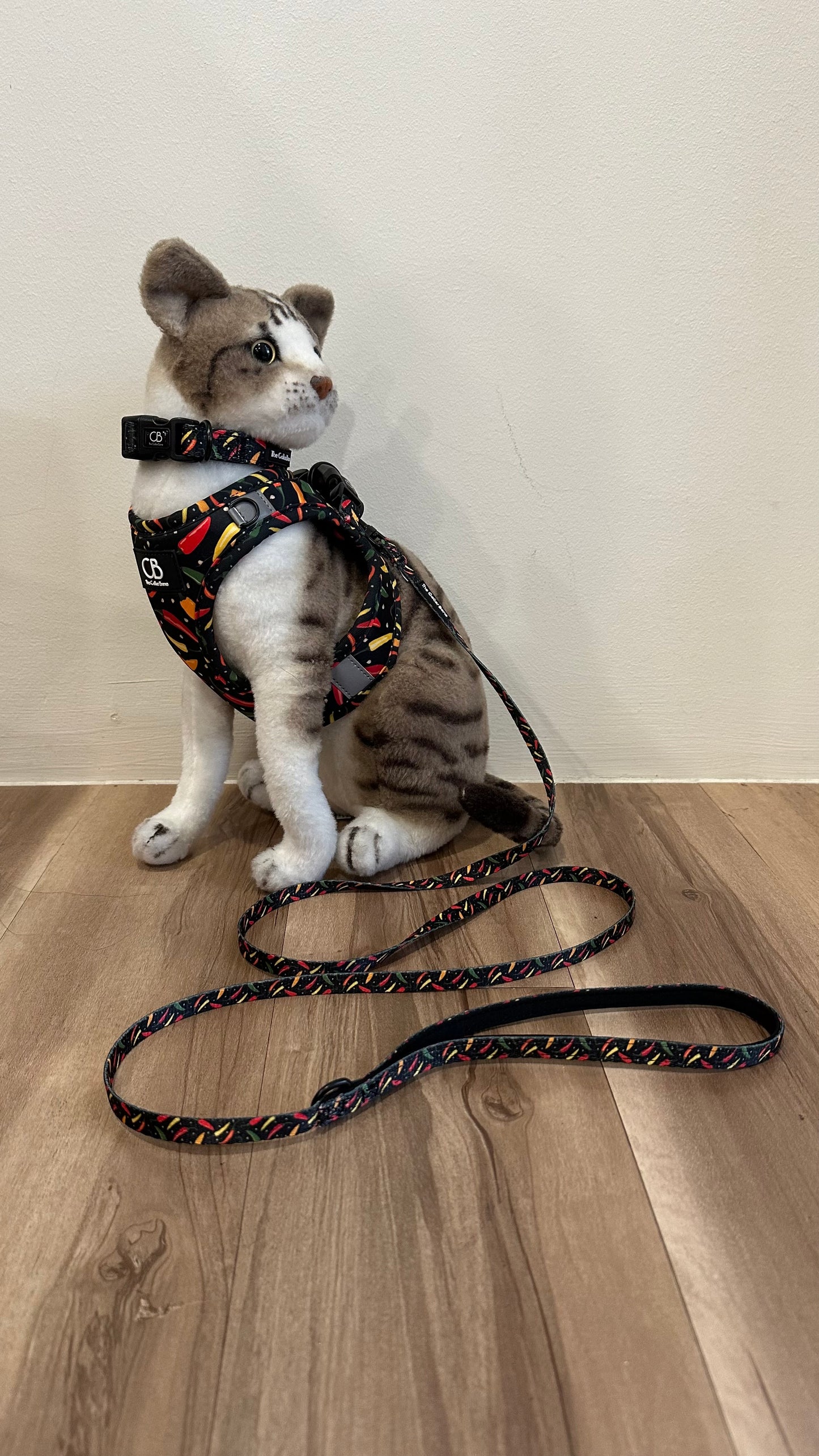 Teeny Step-In Vest/Harness in Chilli Padi