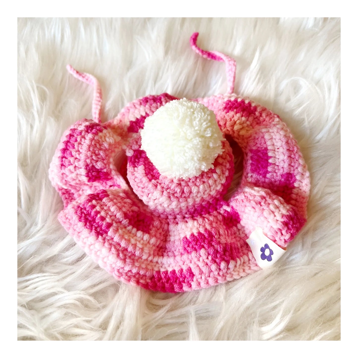 Lolly & Laine Crochet Hats (Size L)