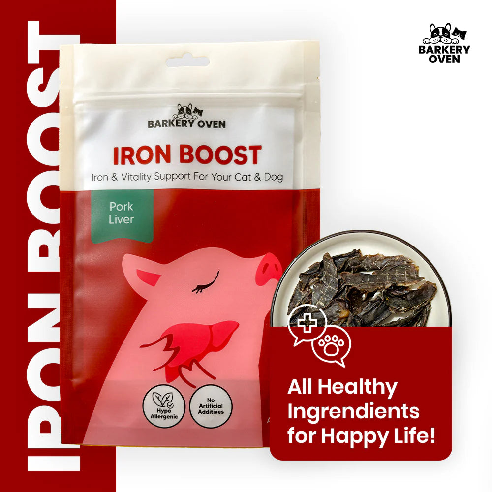 Barkery Oven Iron Boost Pork Liver (100g)