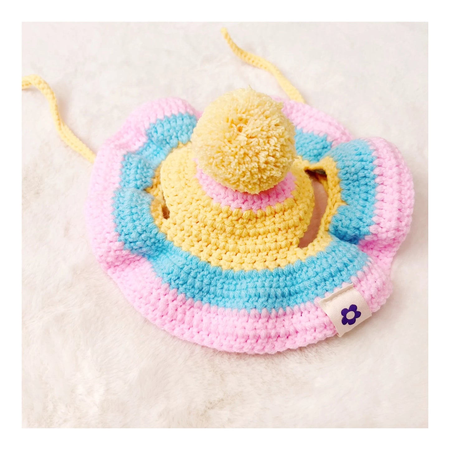 Lolly & Laine Crochet Hats (Size L)