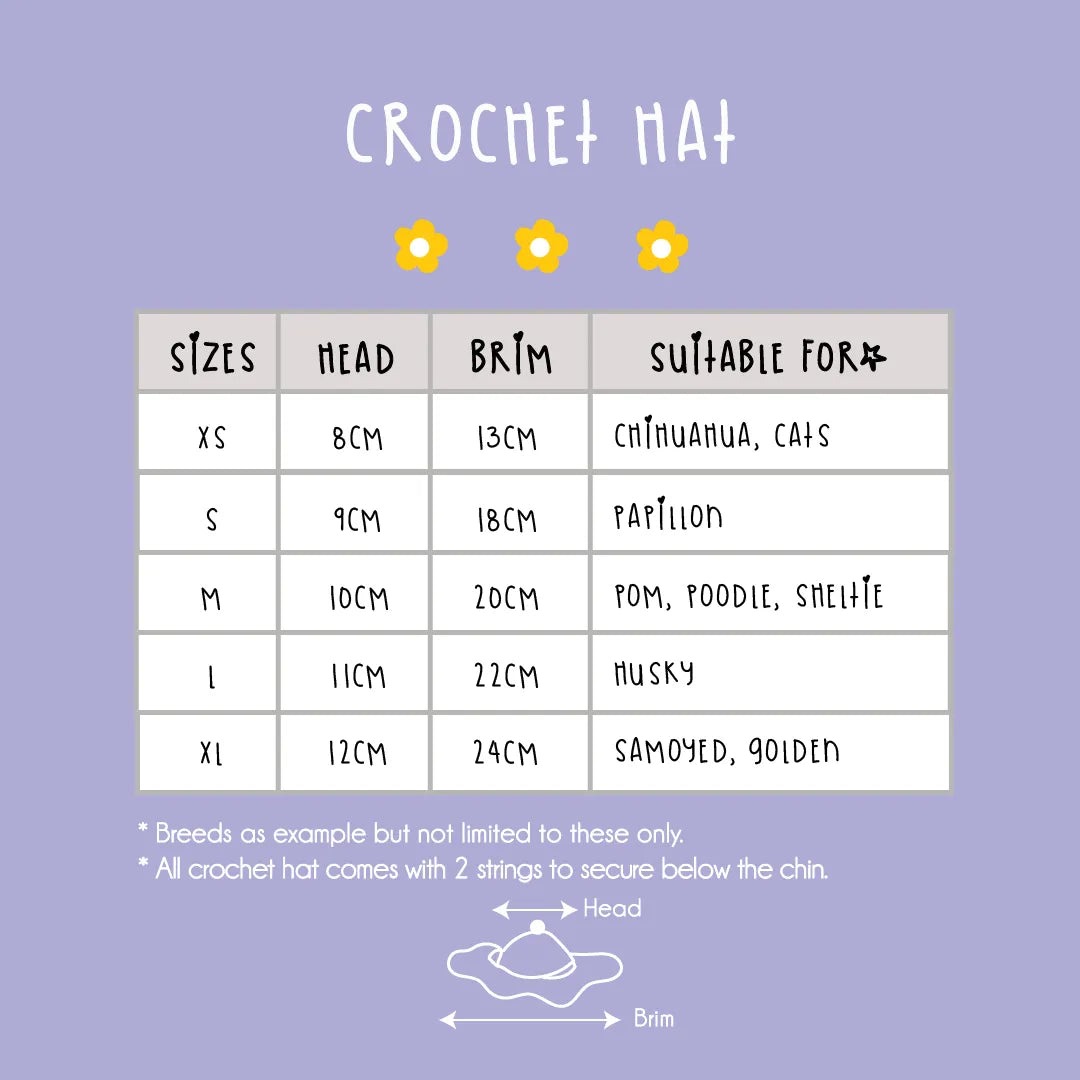 Lolly & Laine Crochet Hats (Size XL)