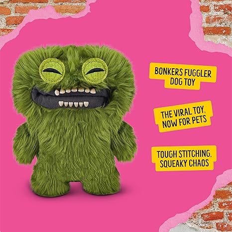Fuggler Dog Toys - Count Underoo Mcgoo (Green)