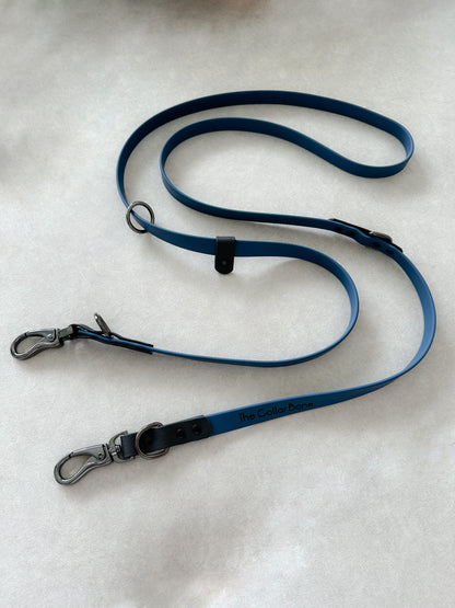 Stark Waterproof Multi-Function Dog Leash in Blue