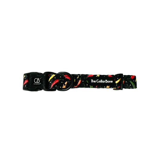 Halston Adjustable Pet Collar in Chilli Padi