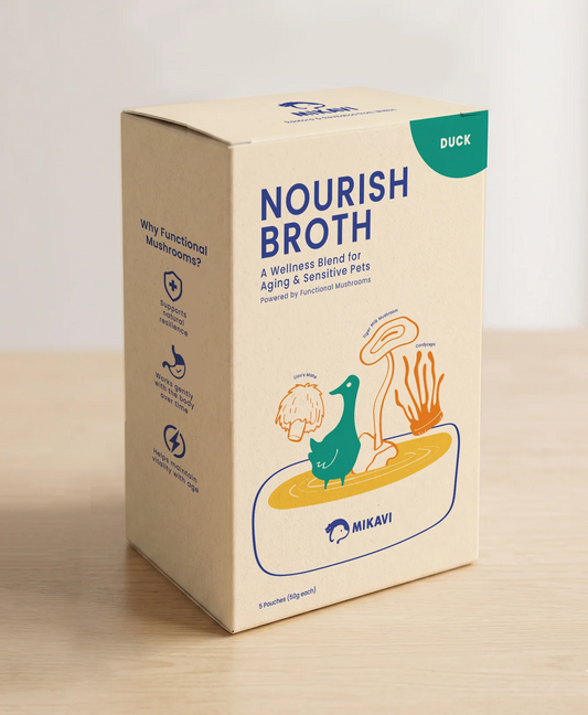 MIKAVI - Nourish Broth: Functional Mushroom Wellness Blend (Duck)