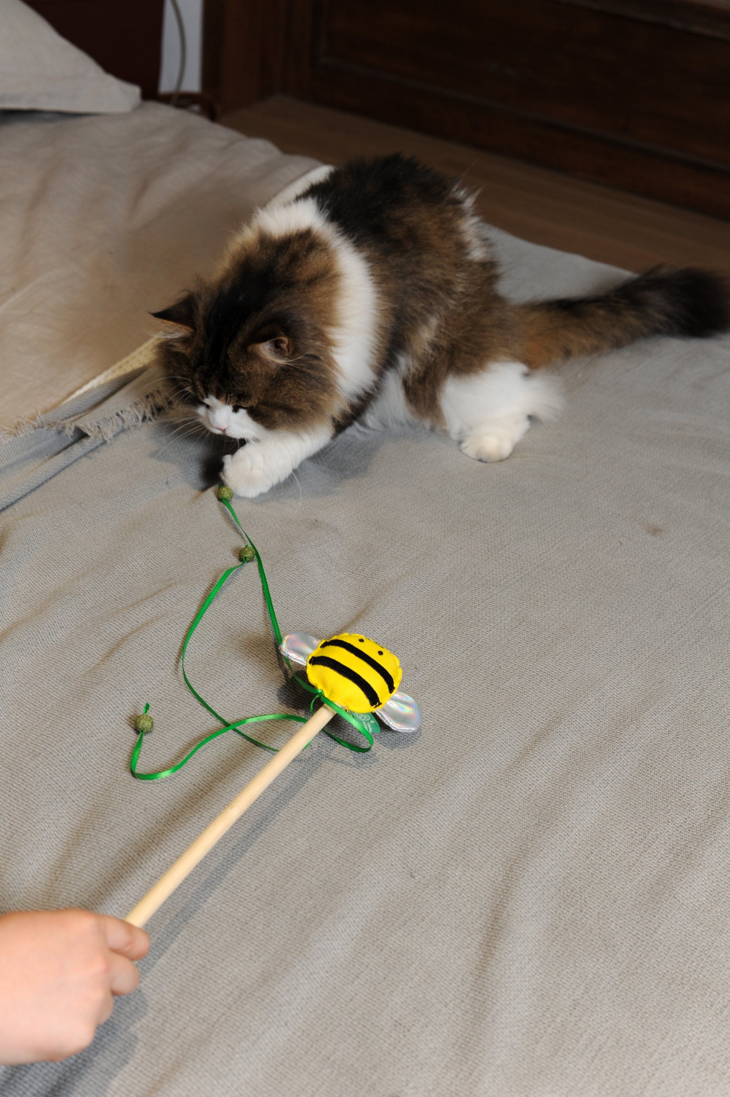 RPET Catnip Cat Wand Toy