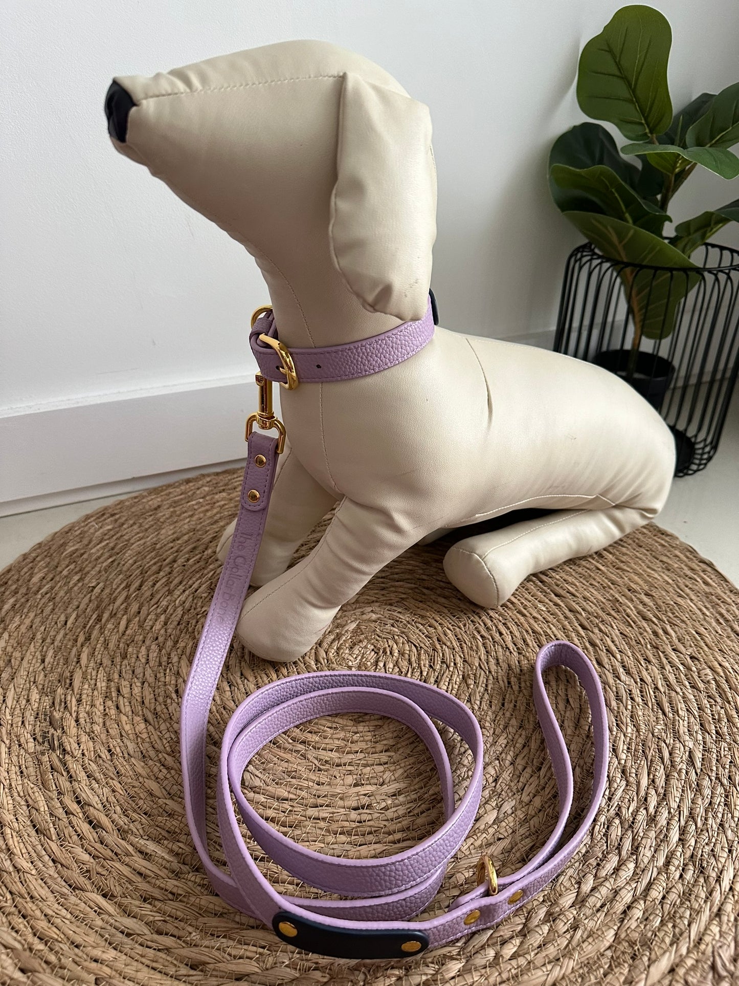 Zuri Faux Leather Cat/Dog Collar in Lavender