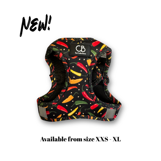Teeny Step-In Vest/Harness in Chilli Padi
