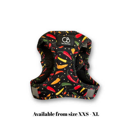 Teeny Step-In Vest/Harness in Chilli Padi