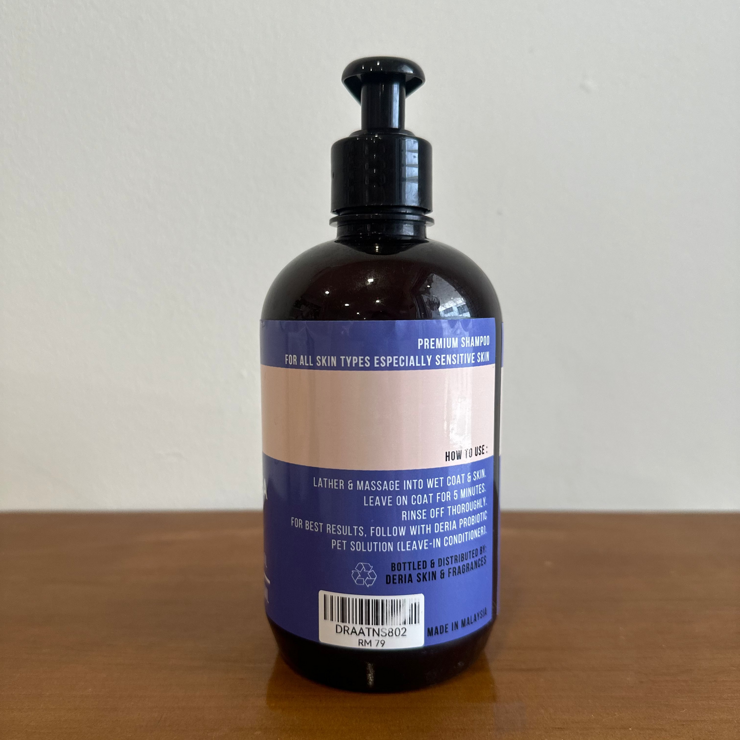 Deria Anti-Tick & Flea Neem Shampoo 500ml