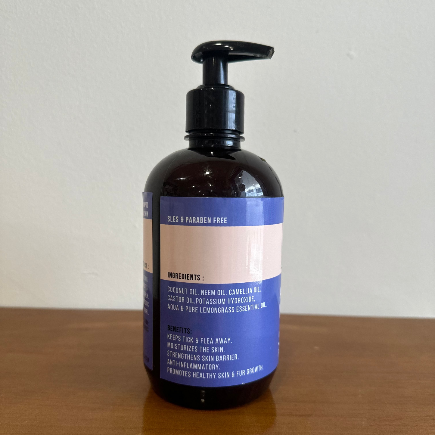 Deria Anti-Tick & Flea Neem Shampoo 500ml